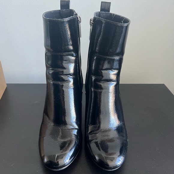 Zara patent heeled boots - Picture 3 of 4